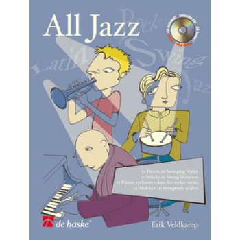 Zbiór nut solo na flet All Jazz + CD, De Haske